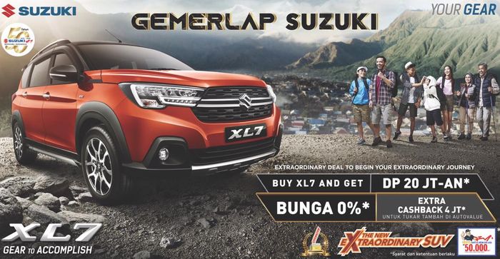 Promo Gemerlap Suzuki untuk XL7