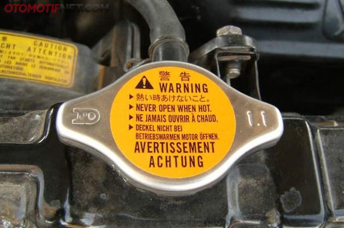 Arti kode angka tutup radiator, jangan asal ganti.