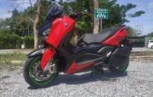 Yamaha XMAX Kekar, YSS Suguhkan Sok Upside Down, Bisa Pakai Double Disc