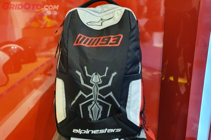 Tas punggung atau backpack Alpinestars khusus untuk penggemar Marc Marquez 