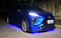 Mitsubishi Xpander Full Lampu Custom, Pakai Jubah Biru Bikin Segar