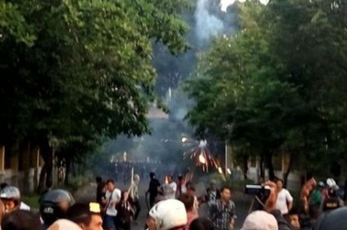 Aksi demo rusuh di Yogyakarta, 69 orang digaruk polisi