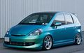 Honda Jazz GD3 Keren Kena Wrapping Warna Segar dan Pakai Pelek 17 Inci