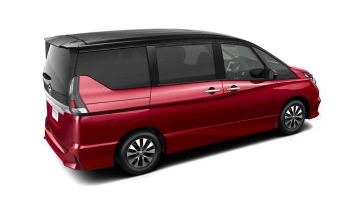 Desain bodi samping Nissan All New Serena