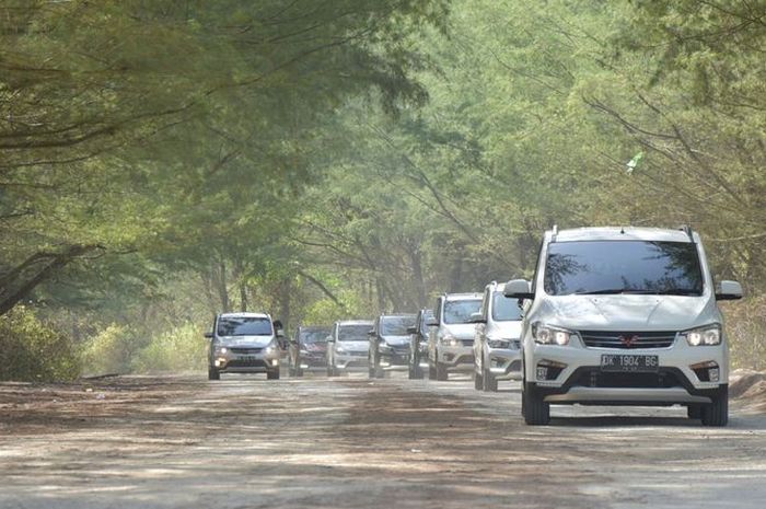  Wuling Confero S adakan test drive.(Istimewa) 