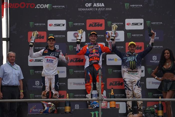 Tiga podium di MXGP Semarang, race ke-2