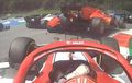 Senggolan di Lap Pertama, Duo Ferrari Sebastian Vettel dan Charles Leclerc Keluar Balapan F1 Styria 2020