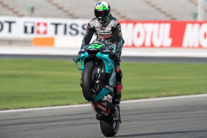 Pembalap tim Petronas Yamaha, Franco Morbidelli diharapkan bisa juara dunia MotoGP 2021
