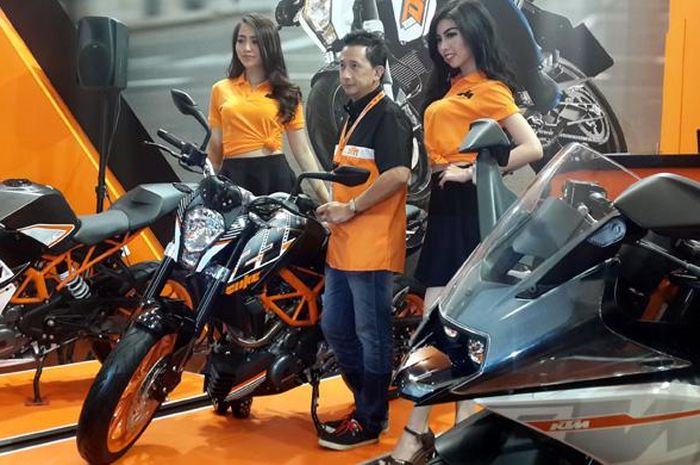 Ilustrasi KTM Indonesia saat berpartisipasi di salah satu ajang otomotif
