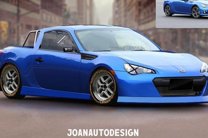 Subaru BRZ diubah jadi model pikap