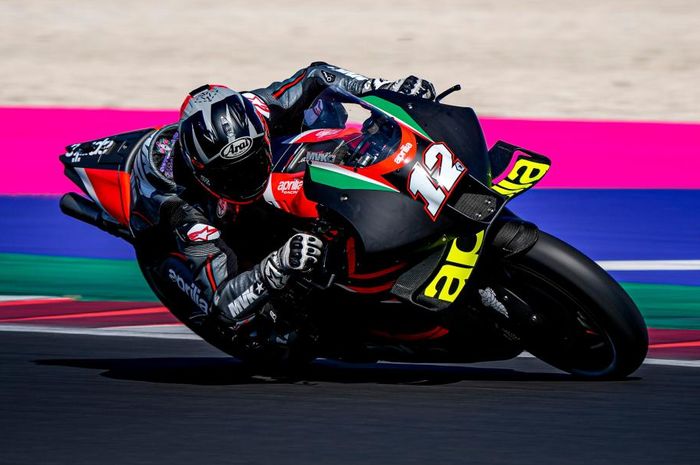 Maverick Vinales berharap temukan performa terbaik saat tampil bersama Aprilia di MotoGP Aragon 2021