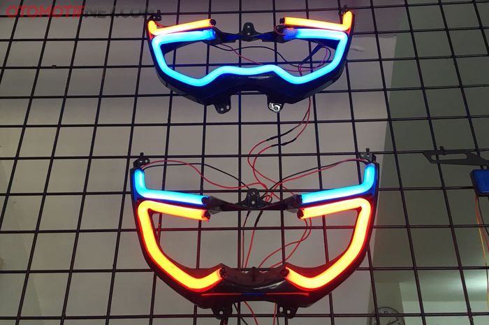 Ajib Lampu  LED Model Alis Bikin Yamaha NMAX  Lebih Wow 