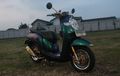 Modifikasi Honda Scoopy Nyentrik, Jubah Bunglon, Partnya Istimewa