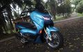 Modifikasi Yamaha NMAX Baru Berjubah Biru Hologram Siap Ikut Customaxi 2021