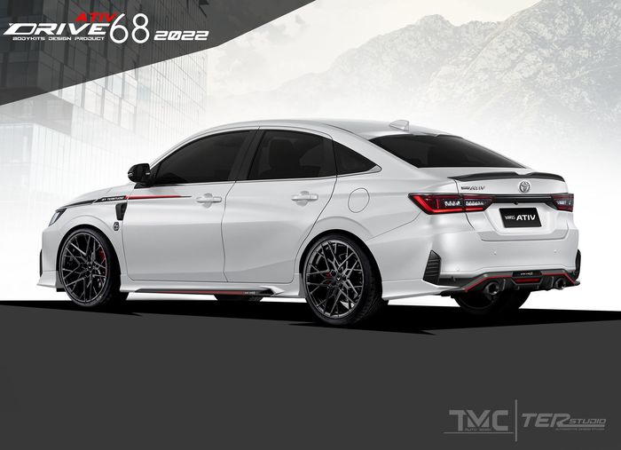 Modifikasi Toyota Vios baru tampil sporty hasil garapan Ter Studio, Thailand
