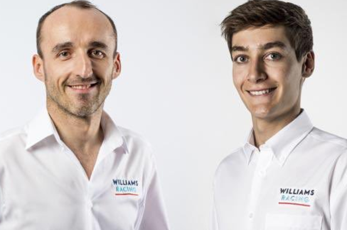 Robert Kubica dan George Russell, pembalap Williams F1 2019