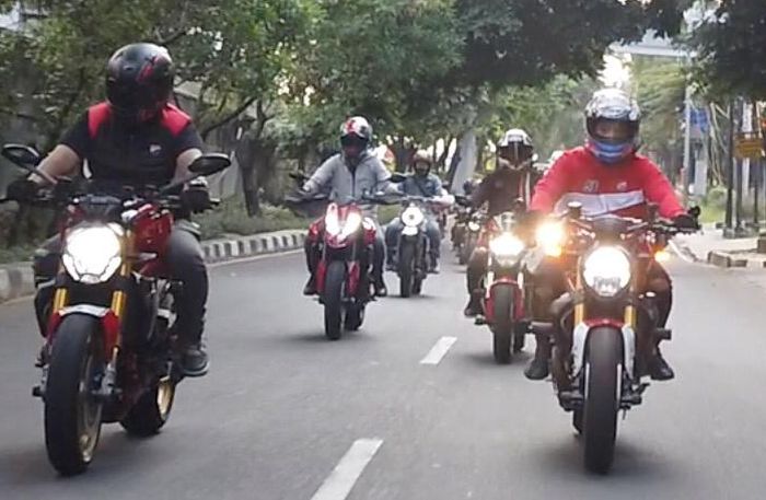 Riding menjadi menu wajib Ducati Motors Club Indonesi 