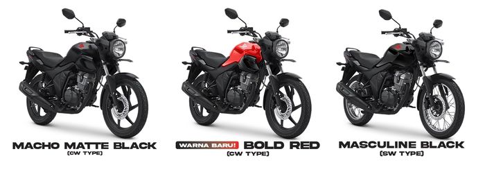 PIlihan warna Honda CB150 Verza
