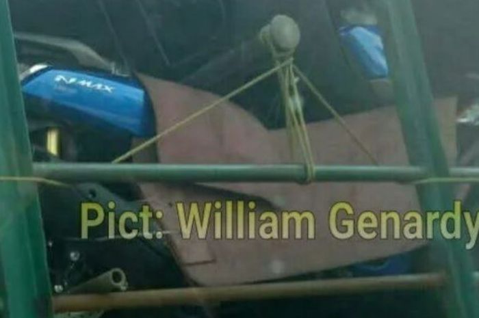 NMAX terpantau menggunakan suspensi model tabung