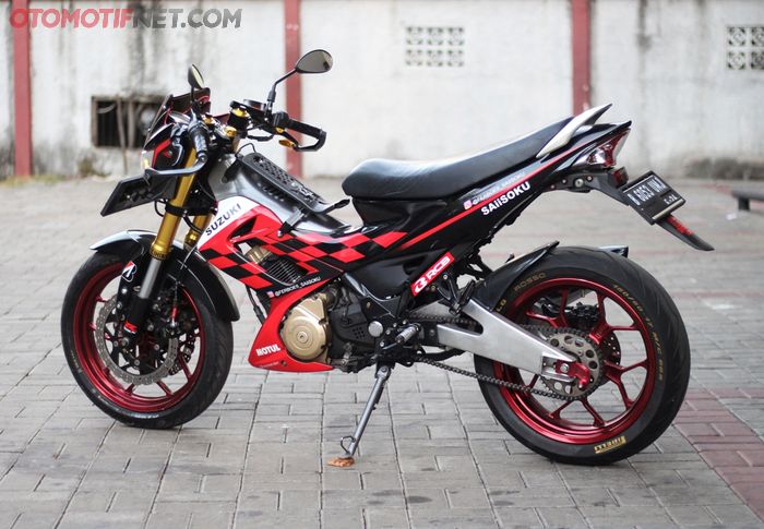 Suzuki Satria F150 Anti Ban Cacing Tampil Ala Moge 
