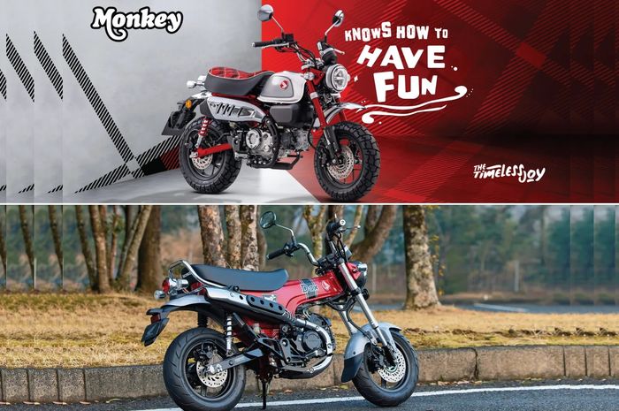 Honda Monkey 125 dan Honda ST125 Dax