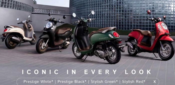 Pilihan warna Honda Scoopy Prestigen dan Stylish