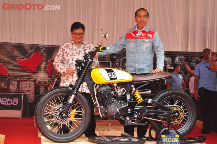 Presiden Jokowi hadiri pameran otomotif di Kemayoran