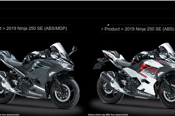 Dua warna baru New Ninja 250