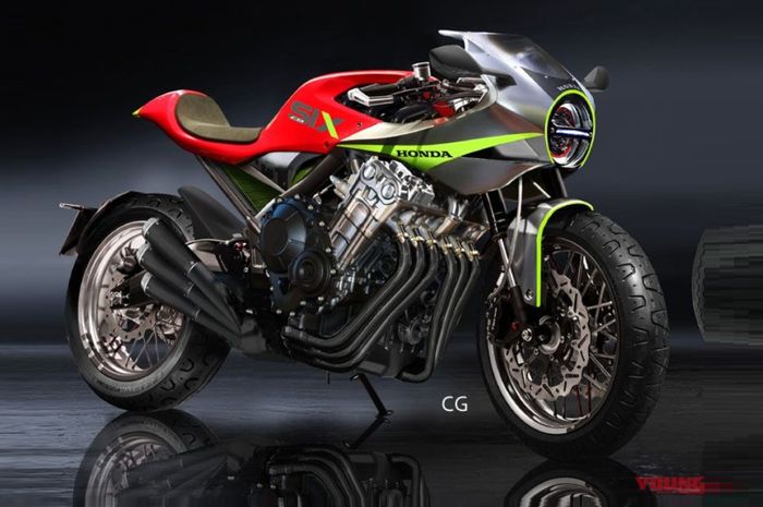 Renderan desain Honda CBX baru