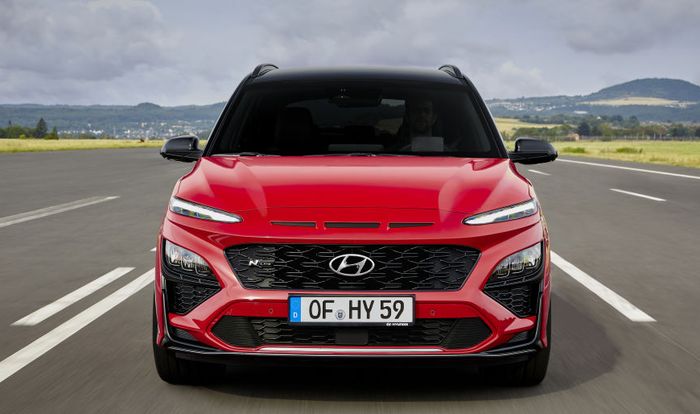Tampilan depan Hyundai Kona N Line
