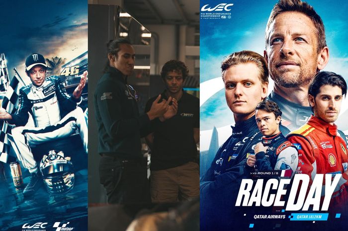 Valentino Rossi memulai debut di FIA WEC 2024 satu tim dengan Sean Gelael di Sirkuit Lusail, sepekan sebelum MotoGP Qatar 2024