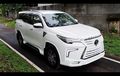 Toyota Fortuner Coba Tampil Beda, Bodi Serba Putih, Adopsi Gril Lexus