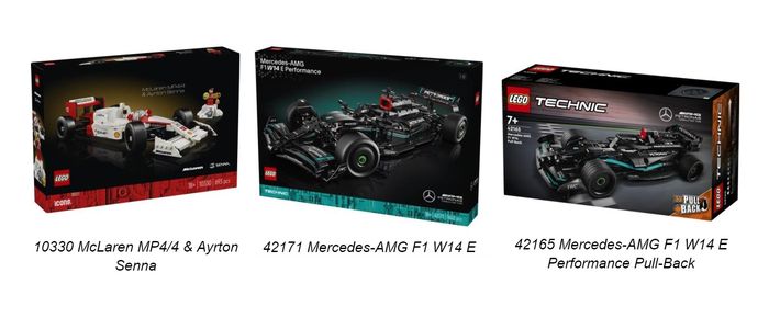 Replika mobil F1 bikinan LEGO terbaru