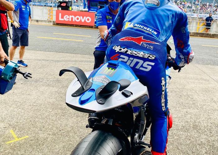 Winglet belakang motor Suzuki GSX-RR