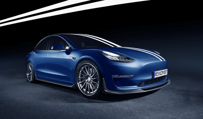 Tesla Model 3 pakai body kit RevoZport
