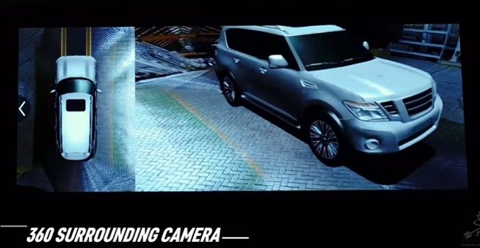 Tampilan 360 surrounding camera Pindad MV3 Garuda Limousine