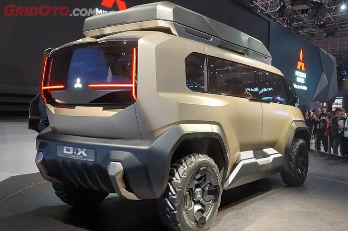 Tampilan belakang Mitsubishi D:X Concept