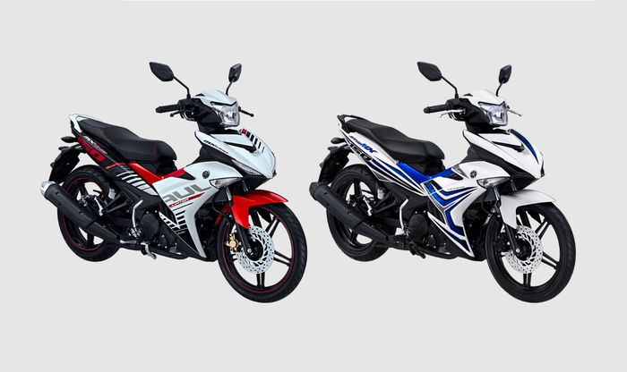 Yamaha MX King 150 (kiri) dan MX 150 (kanan)
