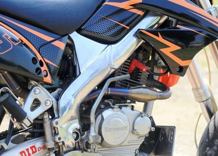 Rangka diberi cover membuat tampilan semakin kokoh