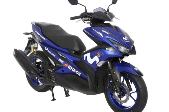 Yamaha Aerox dengan livery Movistar versi Thailand