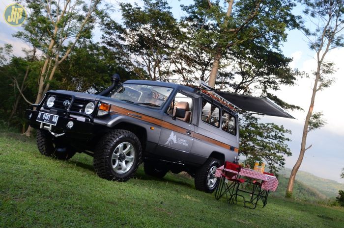 Modifikasi Toyota Land Cruiser Bunder dengan konsep camper van