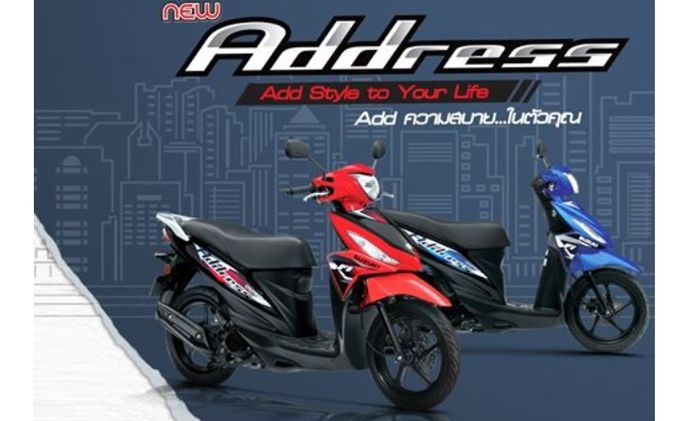 Pilihan warna Suzuki Address Thailand