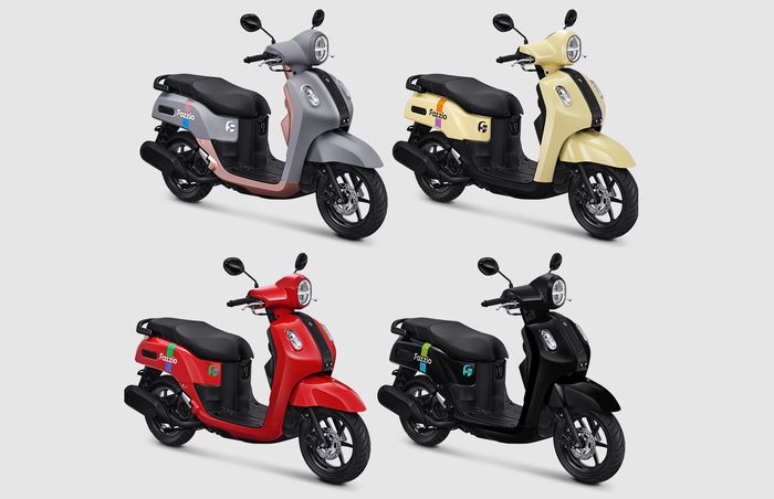 Pilihan warna Fazzio Hybrid tipe non-smart key