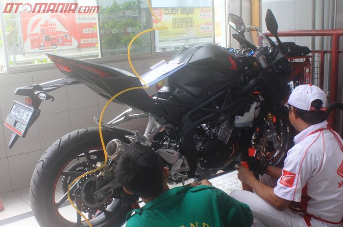 Ilustrasi perbaikan All New Honda CBR250RR