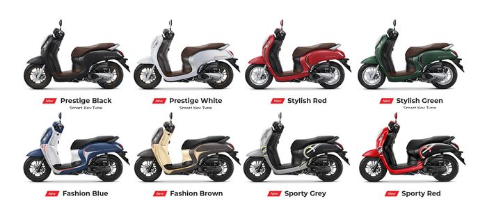 Pilihan warna Honda Scoopy