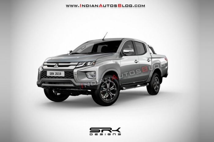 Dugaan sosok MItsubishi Triton facelift