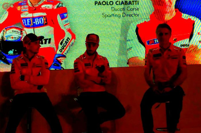 Jorge Lorenzo dan Andrea Dovizioso di kampanye Libas Tantanganmu