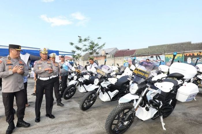 Ratusan motor listrik sudah disiapkan Korlantas Polda Bali jelang gelaran KTT G20.