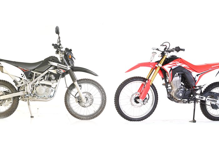 Kawasaki KLX 150 dan Honda CRF 150L