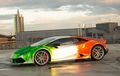 Lamborghini Huracan Eye Catching, Bodi 3 Warna Bercorak Bendera Italia